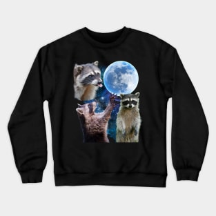 Funny Raccoon Shirt Crewneck Sweatshirt